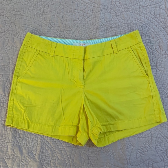 J. Crew | Yellow Chino Shorts - Picture 1 of 3